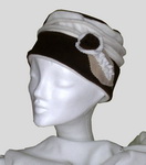Chapeau Polaire blanc et marron