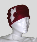 Chapeau Polaire uni rouge